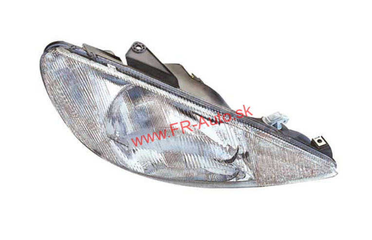 Predné svetlo Peugeot 206 Pravé (H4)