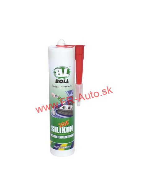 Vysokoteplotný silikon 290ml červený 