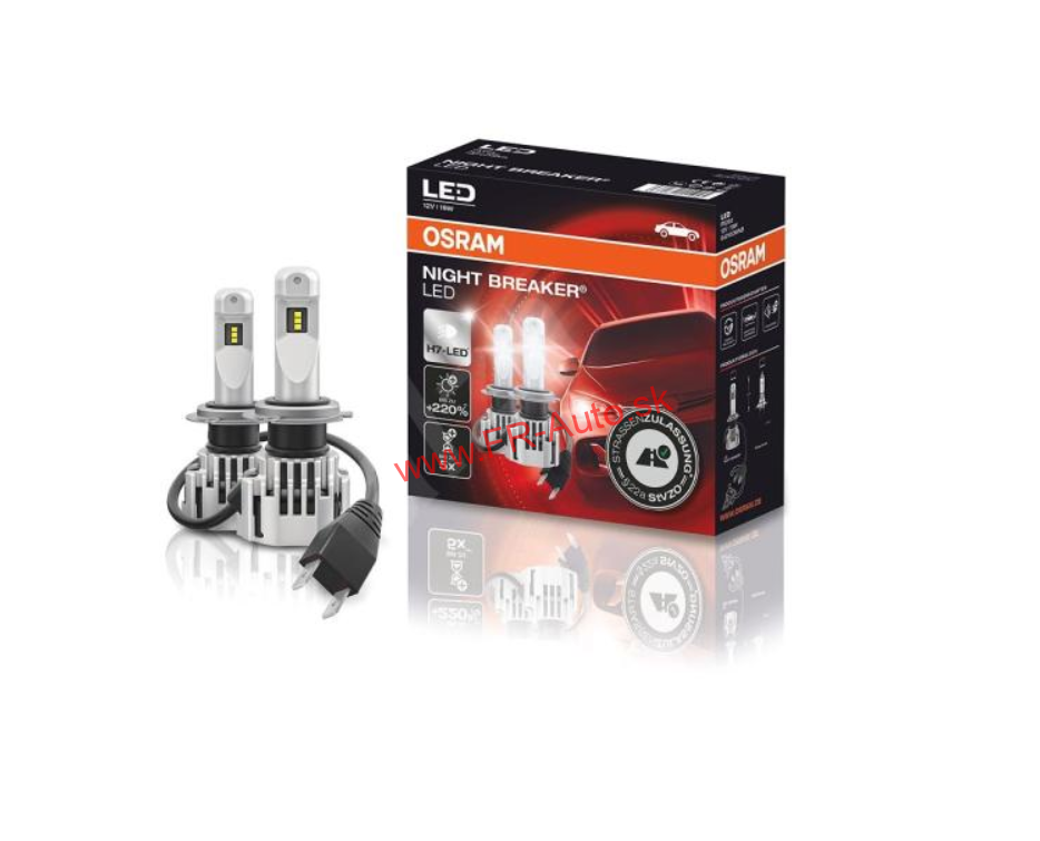 (H7) LED žiarovky 12V - /3000lm/ - HOMOLOGIZACIA