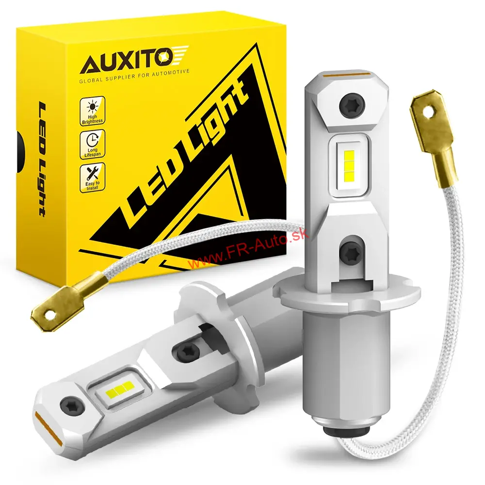 (H3) LED žiarovky 12V - Biela /6500lm/